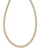 14 Cuban Chain Link Necklace In 18k Gold Over Sterling Silver