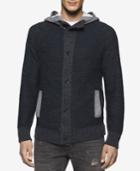 Calvin Klein Men's Terry Cardigan Sweater