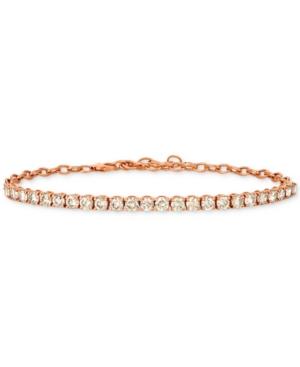 Le Vian Diamond Link Bracelet (4 Ct. T.w.) In 14k Rose Gold