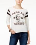 Marilyn Monroe Juniors' Illusion Portrait Graphic T-shirt