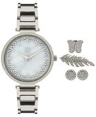 Inc International Concepts Women's April Bracelet Watch And Accessory Set 34mm, Created For Macy's