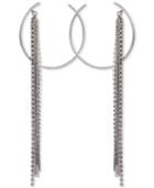 Guess Crystal Hoop & Multi-chain Fringe Drop Earrings