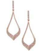 Pave Rose By Effy Diamond Drop Earrings (1/3 Ct. T.w.) In 14k Rose Gold