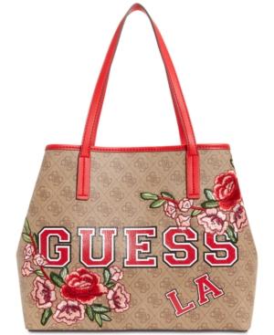 Guess Vikky Signature Floral Medium Tote