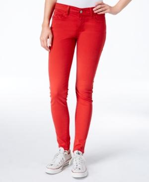 Levi's 710 Red Wash Super Skinny Jeans