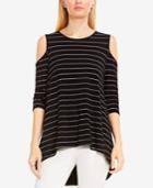 Vince Camuto Striped Off-the-shoulder Top
