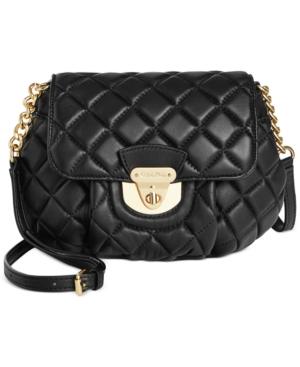 Calvin Klein Quilted Lamb Crossbody