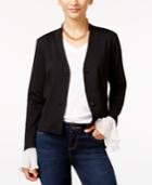 In Awe Of You By Awesomeness Tv Juniors' Ruffled-cuff Blazer