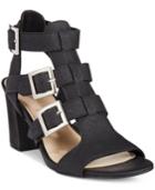 Bar Iii Kara T-strap Block-heel Sandals, Only At Macy's Women's Shoes
