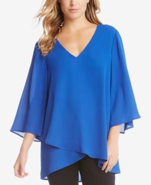 Karen Kane Crossover Blouse