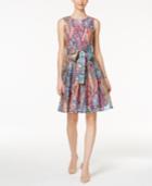 Tommy Hilfiger Paisley Fit & Flare Dress