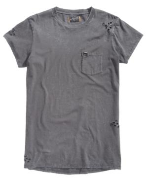Superdry Men's Longline Destroyed Pocket T-shirt
