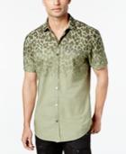 Inc International Concepts Men's Ombre Leopard Shirt, Created For Macy's