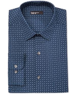 Bar Iii Men's Slim-fit Pine-print Dress Shirt, Created For Macy's