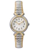 Timex Watch, Women's Two Tone Stainless Steel Bracelet T21854um