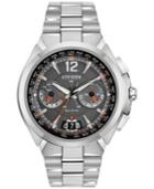 Citizen Men's Eco-drive Satellite Wave Stainless Steel Bracelet Watch 48mm Cc1090-61e