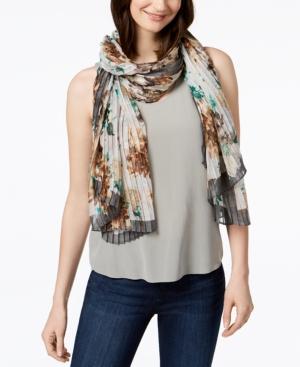 Cejon Degas Bouquet Pleated Scarf