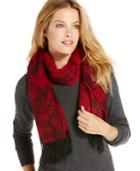 Charter Club Floral Cashmere Muffler, Only At Macy's