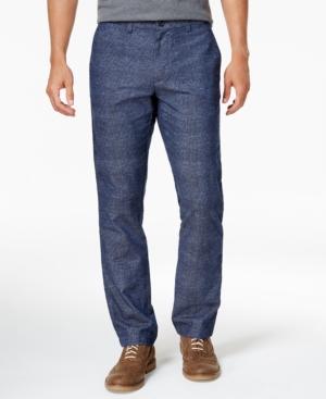 Tommy Hilfiger Men's Kessler Custom-fit Glen-plaid Chinos