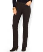 Lauren Jeans Co. Super-stretch Curvy-fit Straight-leg Jeans