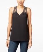 Guess Orielle Embellished Cutout Top