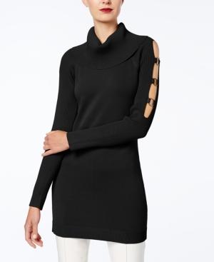 I.n.c. Grommet-trim Tunic Sweater, Created For Macy's