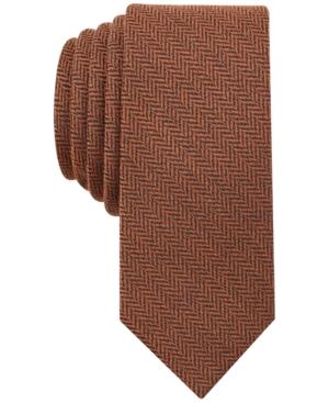 Bar Iii Men's Herringbone Skinny Tie, Created For Macy's