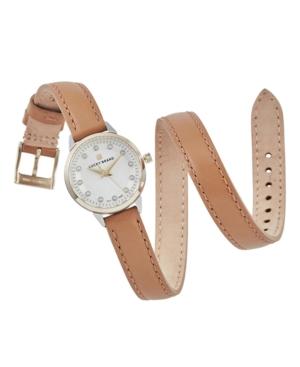 Lucky Brand Women's Torrey Mini Tan Wrap Leather Strap Watch 28mm