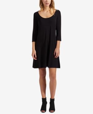 Avec Les Filles Scoop-neck Dress
