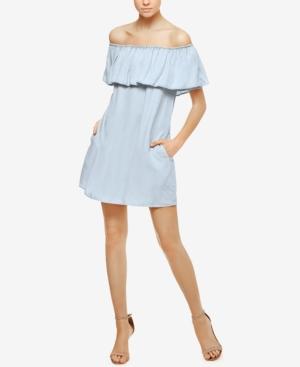 Sanctuary Stella Off-the-shoulder Flounce Dress
