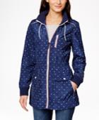 Tommy Hilfiger Packable Hood Anorak Jacket, Polka Dot Print