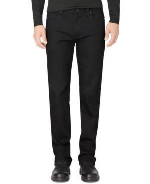 Calvin Klein Stretch Black Straight-fit Jeans