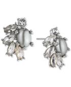 Marchesa Crystal & Imitation Pearl Stud Earrings
