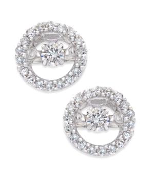 Diamond Circle Stud Earrings (1/3 Ct. Tw.) In 14k White Gold