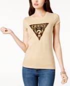 Guess Snake-embossed Logo T-shirt