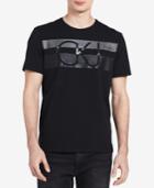 Calvin Klein Jeans Men's Stripe Logo-print T-shirt