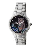 Bertha Quartz Madeline Collection Silver Stainless Steel Watch 36mm