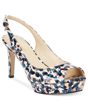 Nine West Able Slingback Platform Pumps Women's Shoes