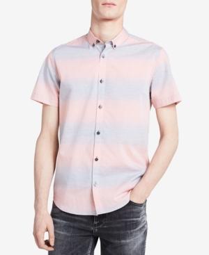 Calvin Klein Men's Shaded Stripe Shirt