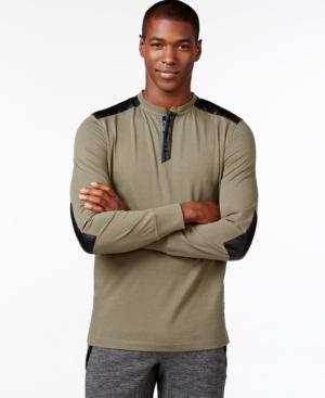 Sean John Men's Contrast-trim Henley