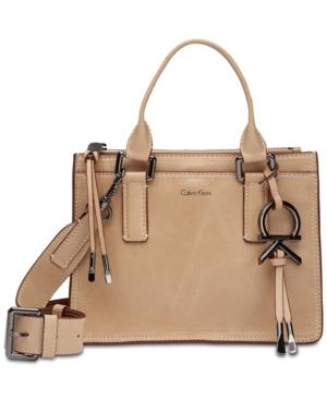 Calvin Klein Brynn Leather Mini Crossbody