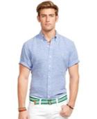 Polo Ralph Lauren Short-sleeved Checked Linen Shirt