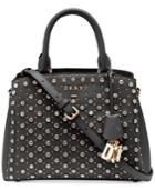 Dkny Paige Sutton Leather Studded Satchel, Created For Macy's