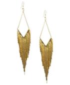 Guess Earrings, Gold-tone Kite Gypsy Chain Drop Earrings