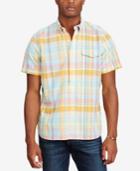 Polo Ralph Lauren Men's Standard-fit Cotton Popover Plaid Shirt