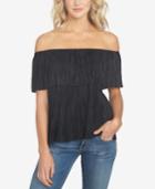 1.state Off-the-shoulder Flounce Top