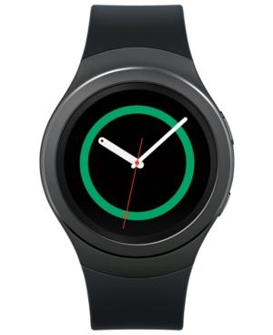 Samsung Unisex Dark Gray Round Samsung Gear S2 Watch 42mm R7200zkaxar