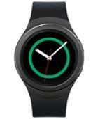 Samsung Unisex Dark Gray Round Samsung Gear S2 Watch 42mm R7200zkaxar