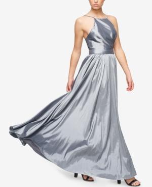 Fame And Partners Structured Metallic Dress