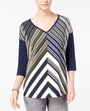 Tommy Hilfiger Shiloh Chevron-print Top